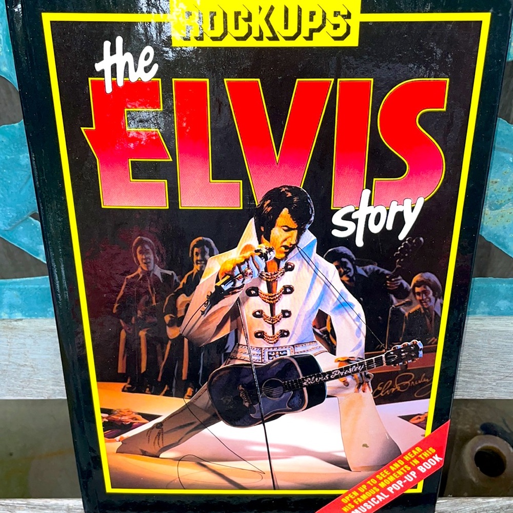 Elvis Orbis Publishing Rock Ups Pop Up Book 1985 Excellent Condition